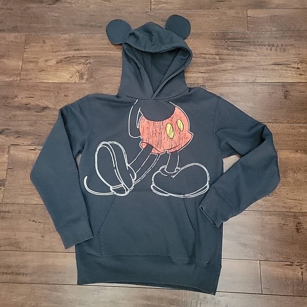 Disney Parks Mickey Sweater with hooded Mickey ears youth size XL